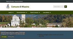 Desktop Screenshot of comune.miasino.no.it